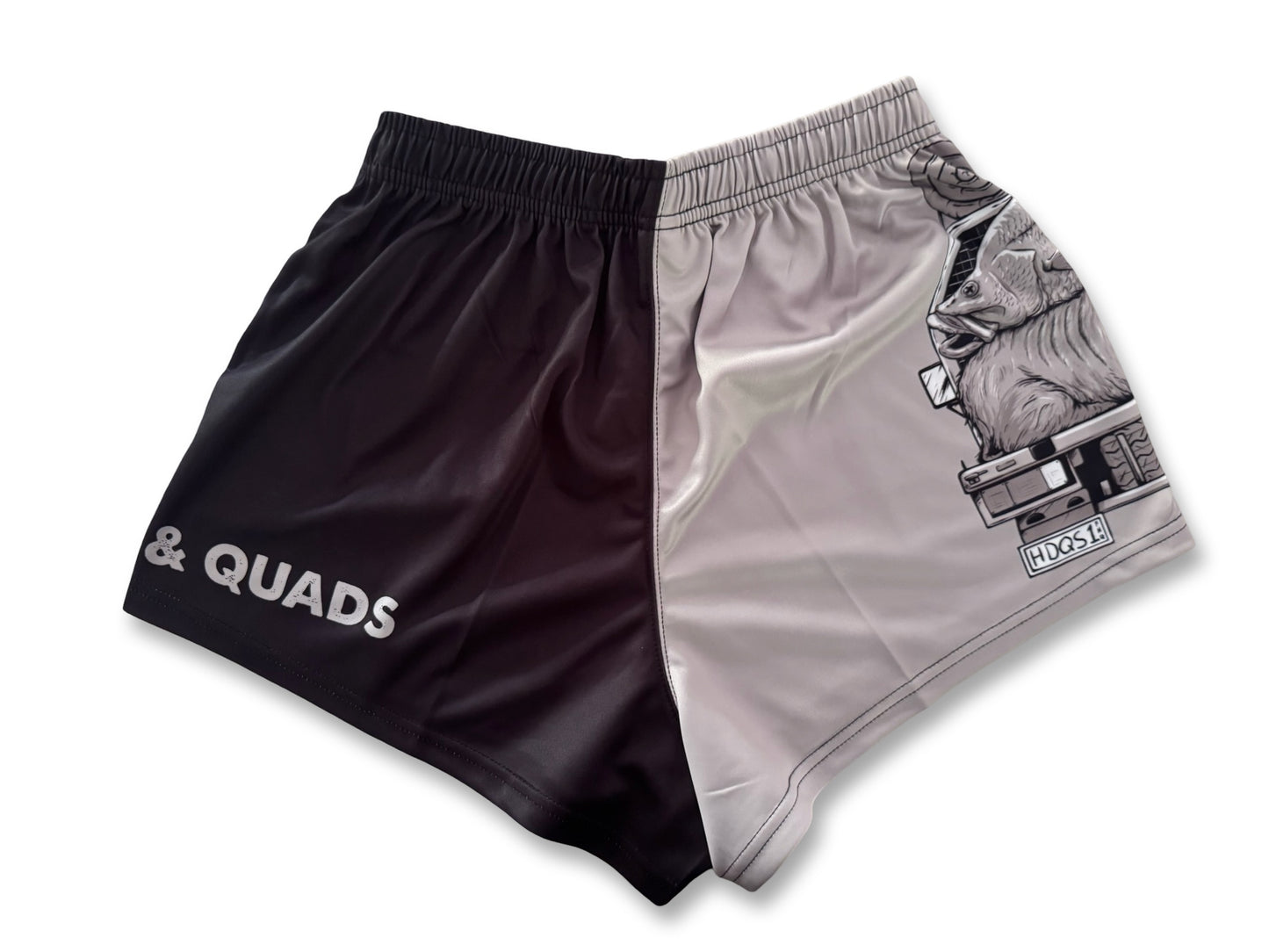 🔥NEW🔥 Footy Shorts (With Pockets) - Surf & Turf - Hogs Dogs Quads Shop