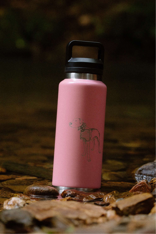 1L Pink HDQ Drink Bottle - Hogs Dogs Quads Shop