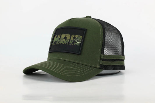 Truckers Hat- Army Green - Hogs Dogs Quads Shop