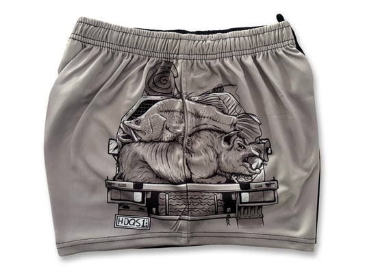 🔥NEW🔥 Footy Shorts (With Pockets) - Surf & Turf - Hogs Dogs Quads Shop