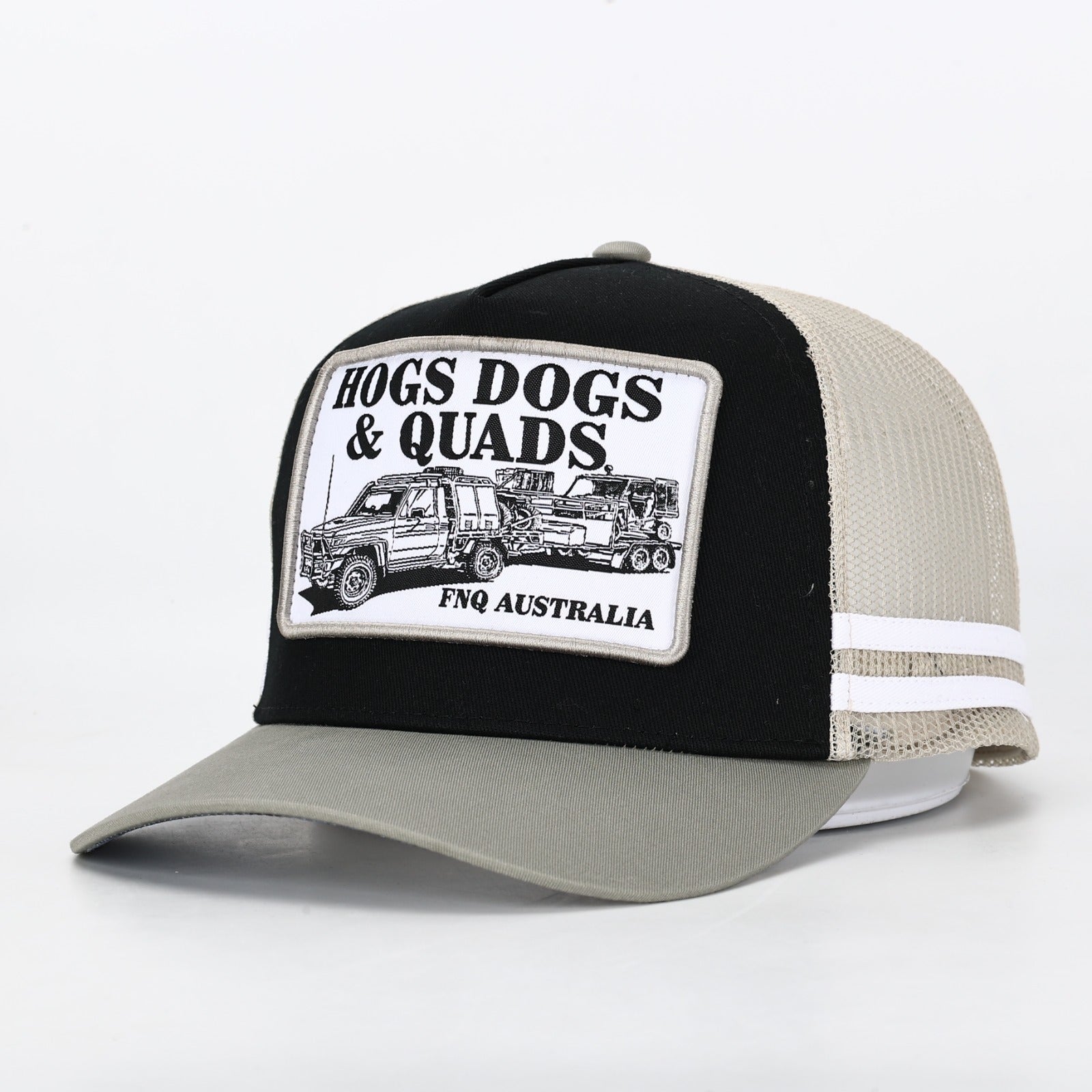 Truckers Hat- HDQ CRUISER RIG - Hogs Dogs Quads Shop