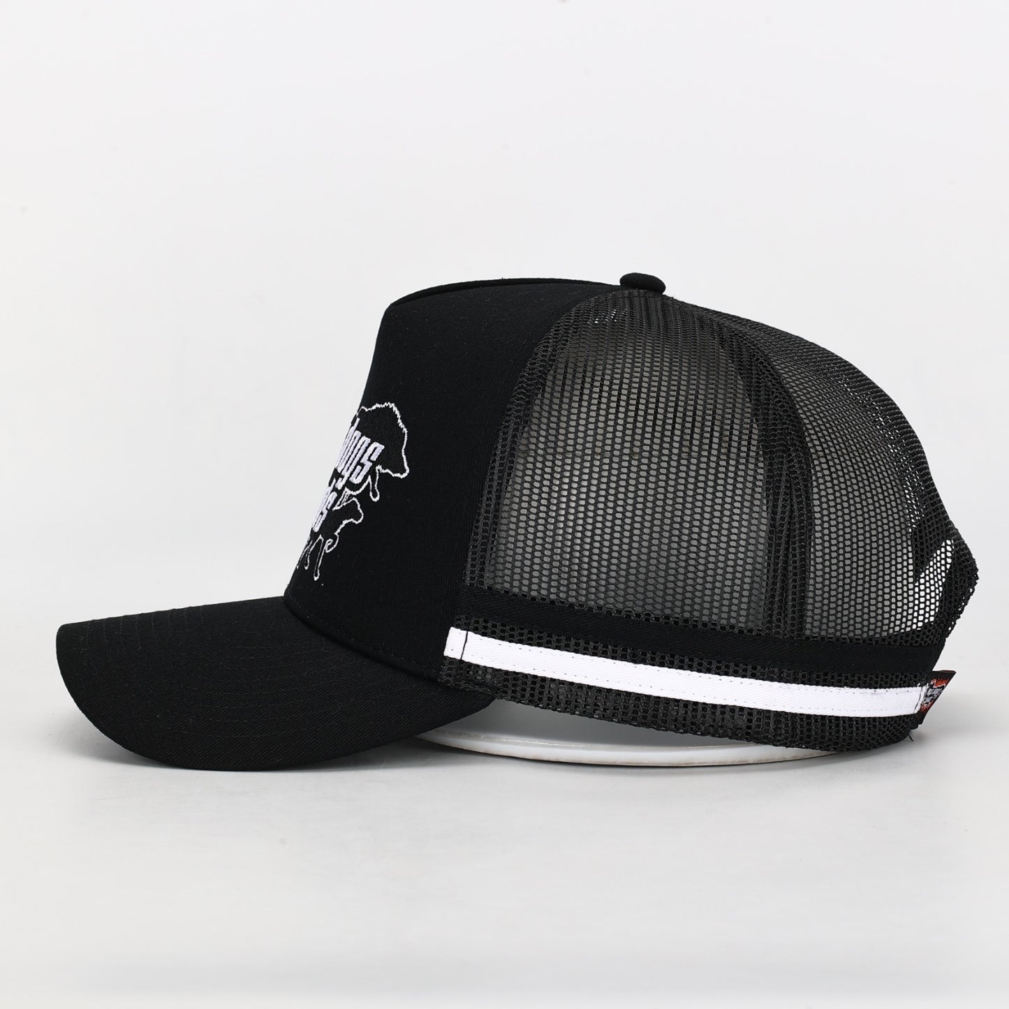 Truckers Hat- HDQ Black - Hogs Dogs Quads Shop