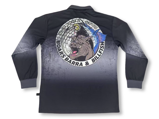 🔥NEW🔥 Long Sleeve Shirt - Boars, Barra & Billfish - Hogs Dogs Quads Shop