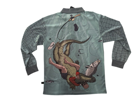🔥NEW🔥 Crocodile Long Sleeve FARQ - Hogs Dogs Quads Shop