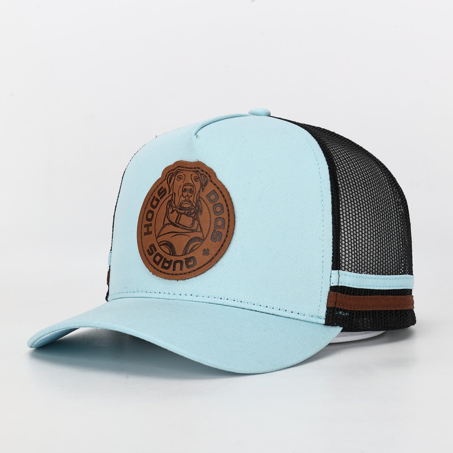Truckers Hat- Pig Dog Baby Blue Ladies - Hogs Dogs Quads Shop