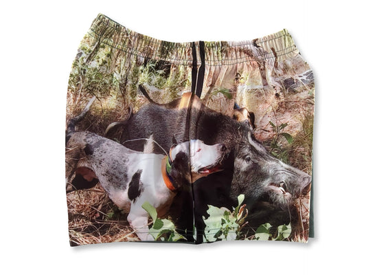 🔥NEW🔥 Lugging Photo Footy Shorts - WITH POCKETS - Hogs Dogs Quads Shop