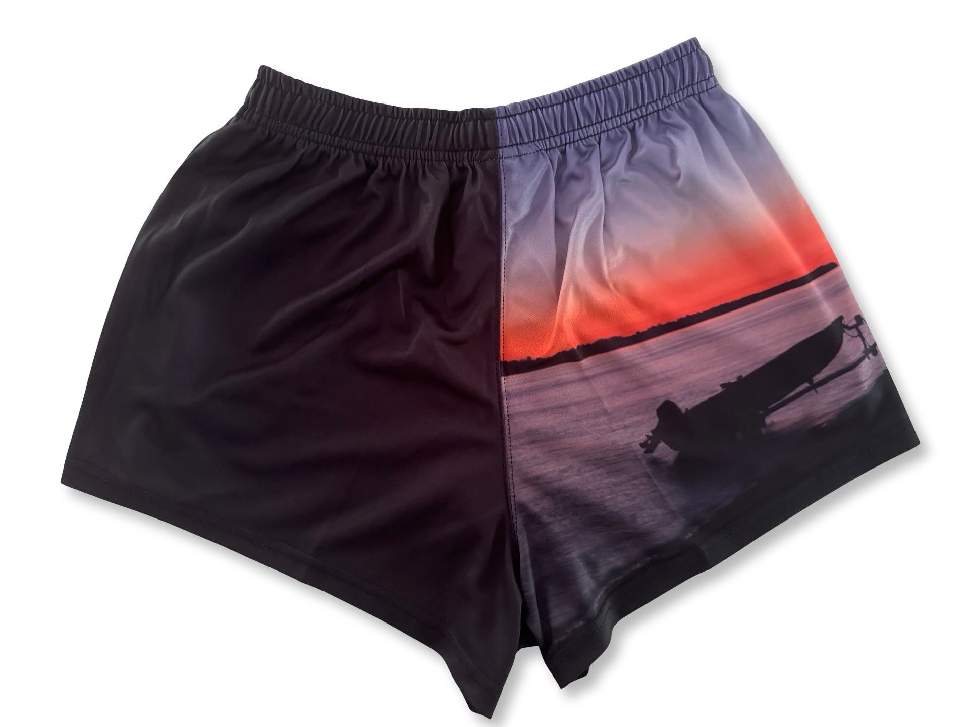 🔥NEW🔥 Cruiser Tinny Photo Footy Shorts - WITH POCKETS - Hogs Dogs Quads Shop
