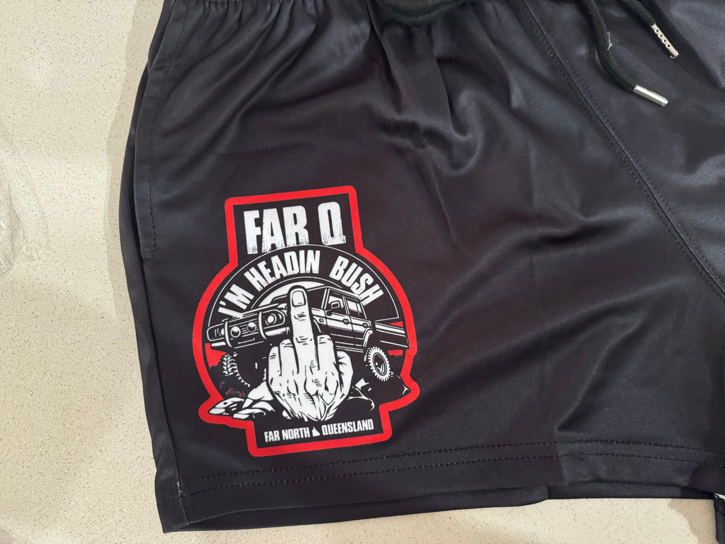 🔥NEW🔥 Footy Shorts - Heading Bush - Hogs Dogs Quads Shop