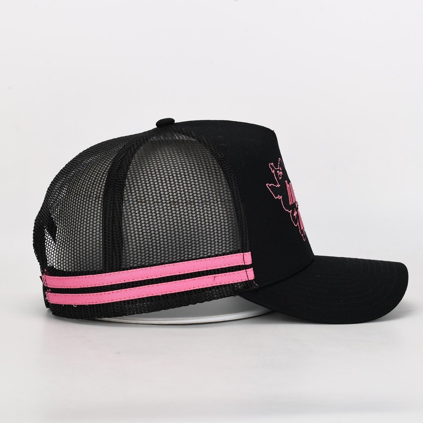 Truckers Hat- HDQ Pink - Hogs Dogs Quads Shop