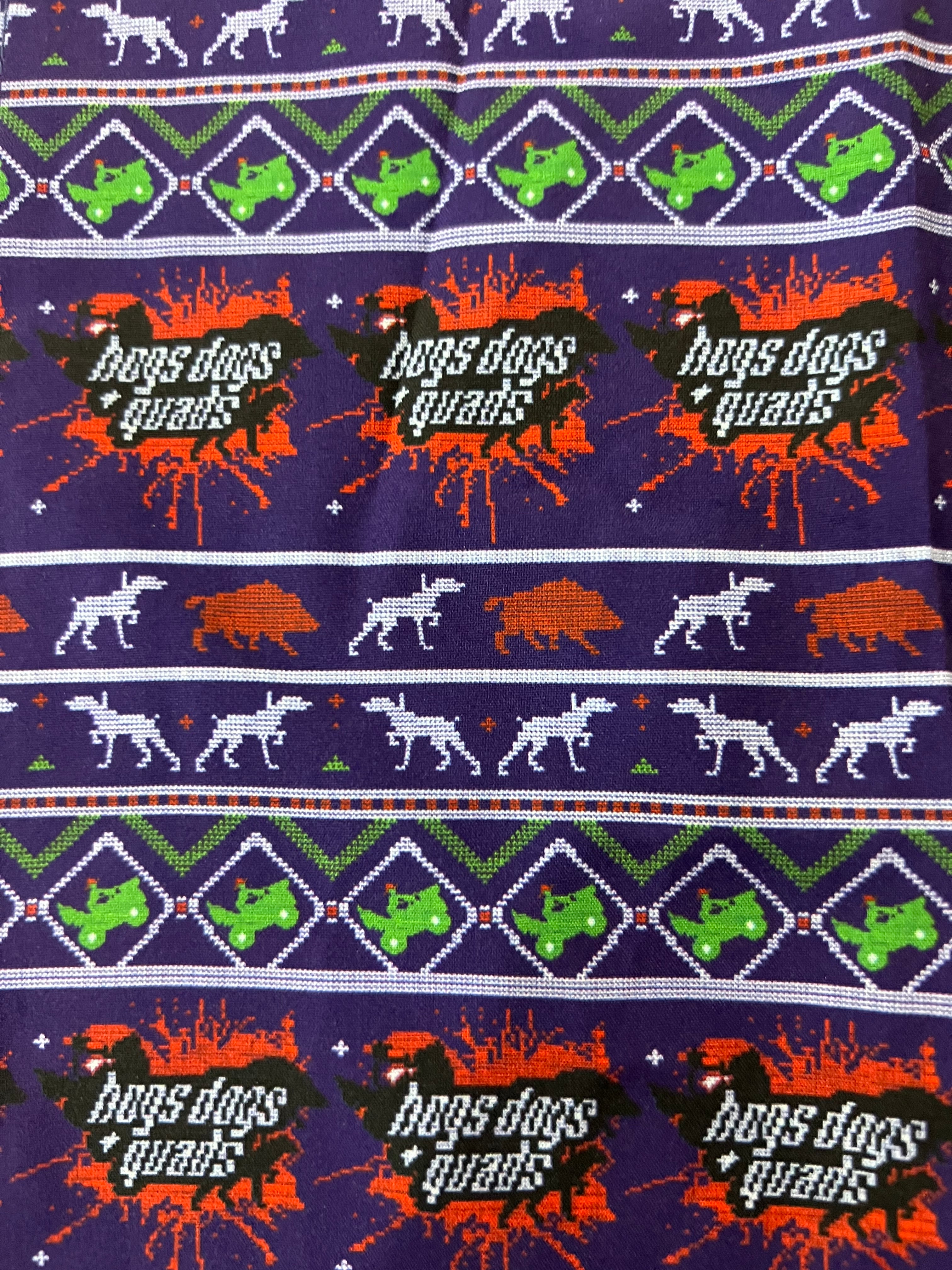 Blue Christmas PARTY SHIRT - Hogs Dogs Quads Shop
