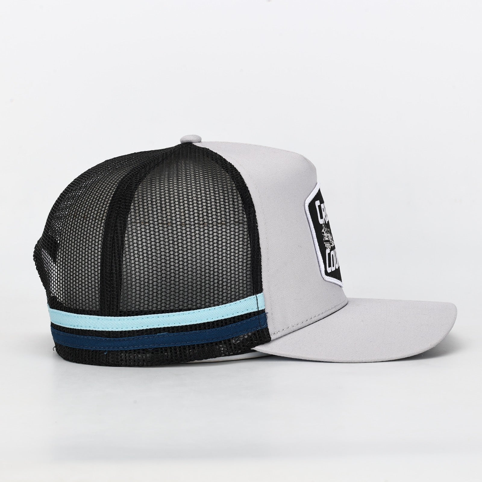 Truckers Hat- Cruiser Country Grey - Hogs Dogs Quads Shop