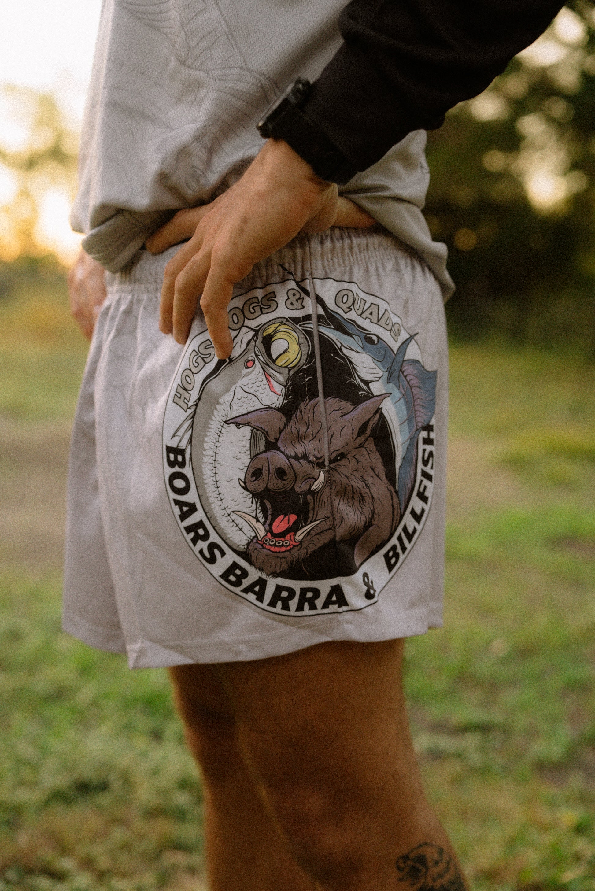 🔥NEW🔥 Long Sleeve Shirt - Surf & Turf - Hogs Dogs Quads Shop