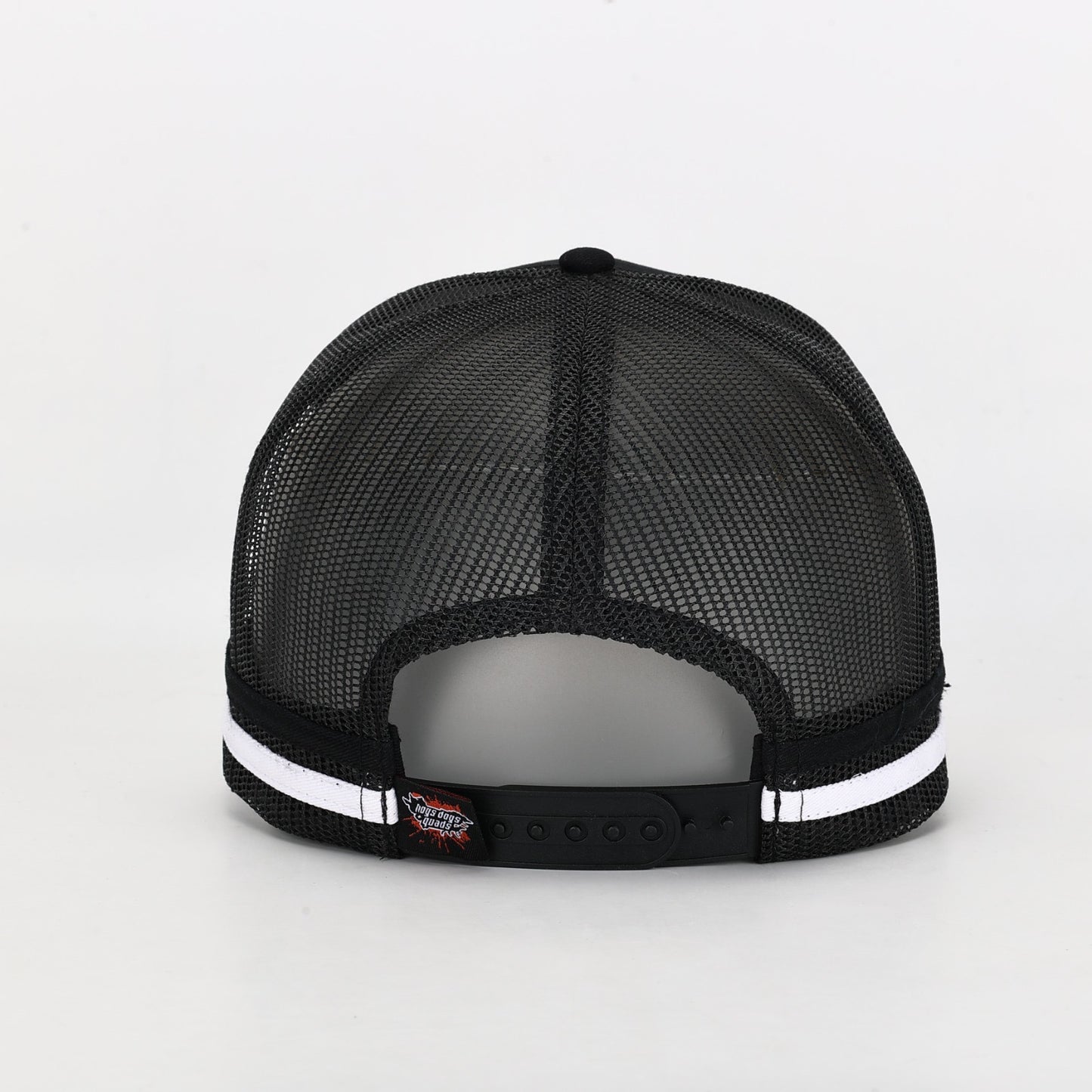 Truckers Hat- HDQ Black - Hogs Dogs Quads Shop