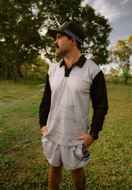 🔥NEW🔥 Long Sleeve Shirt - Surf & Turf - Hogs Dogs Quads Shop