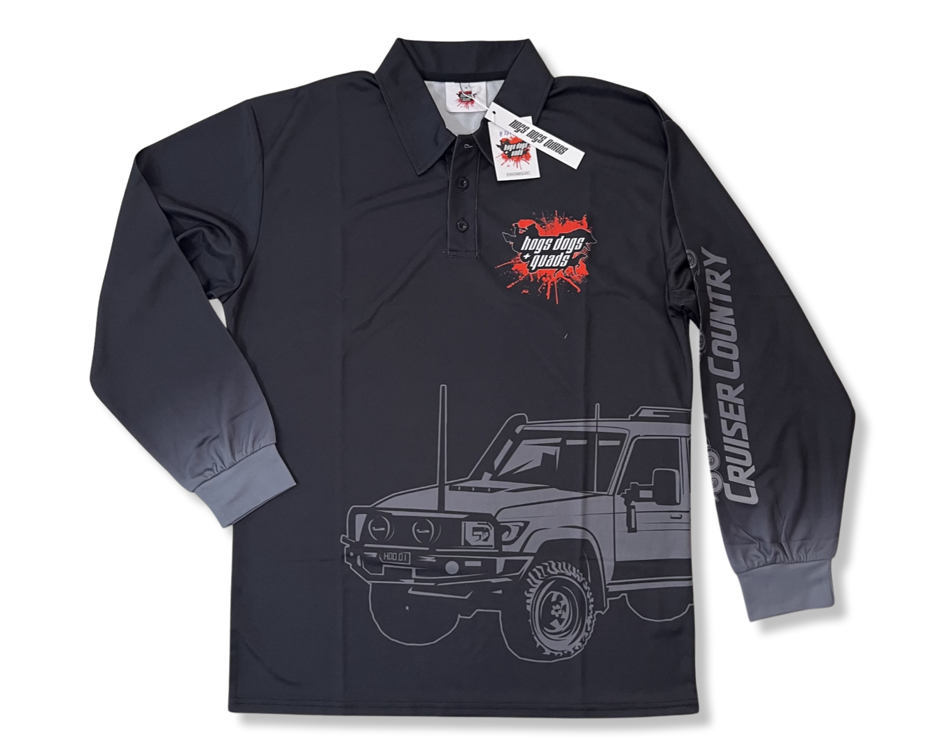 Long Sleeve Shirt - Cruiser Country! - Hogs Dogs Quads Shop