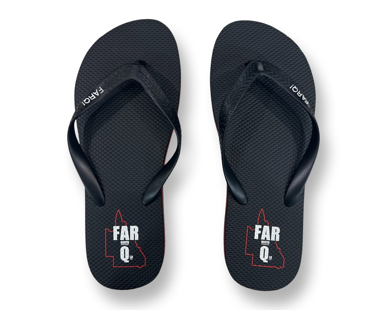 Thongs - FarQ Red & Black - Hogs Dogs Quads Shop