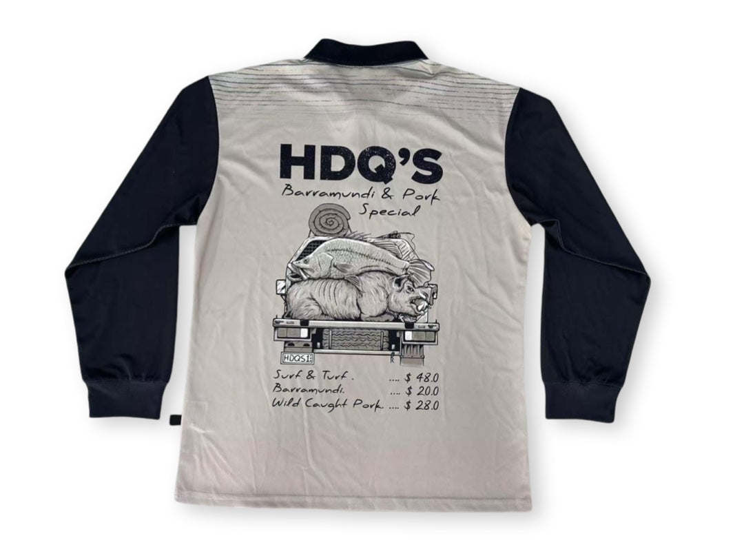 🔥NEW🔥 Long Sleeve Shirt - Surf & Turf! - Hogs Dogs Quads Shop