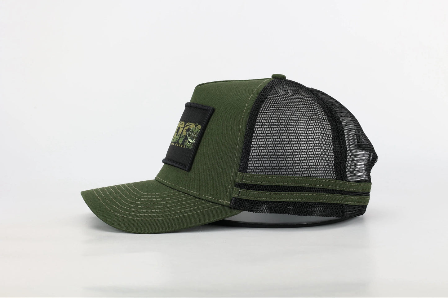 Truckers Hat- Army Green - Hogs Dogs Quads Shop