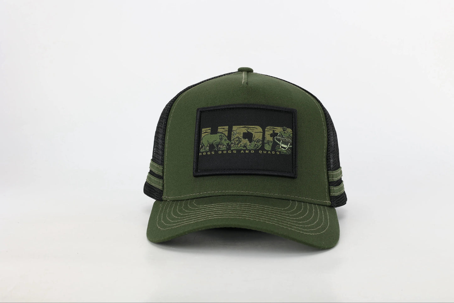 Truckers Hat- Army Green - Hogs Dogs Quads Shop