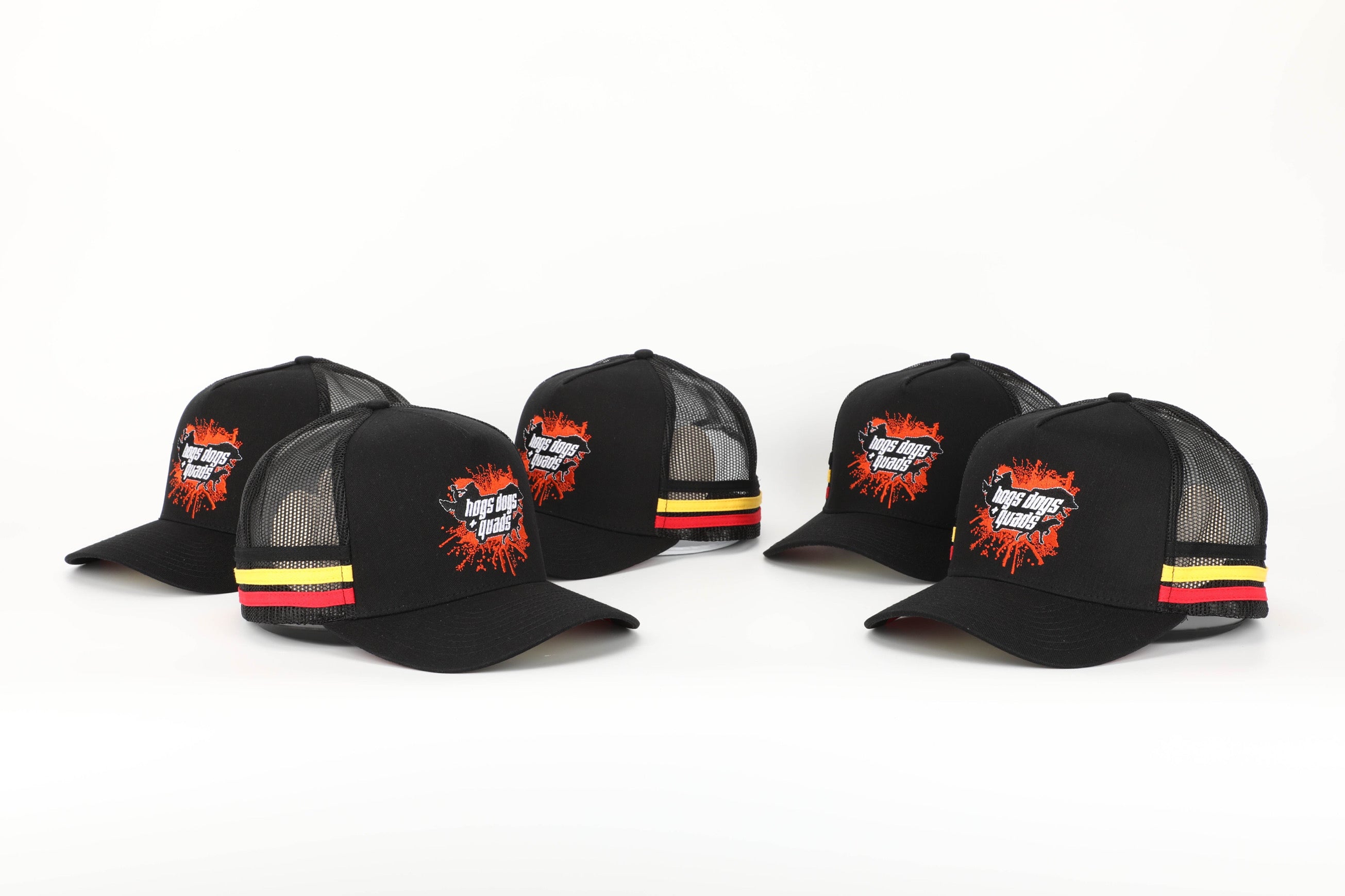 Truckers Hat- Aboriginal Flag - Hogs Dogs Quads Shop
