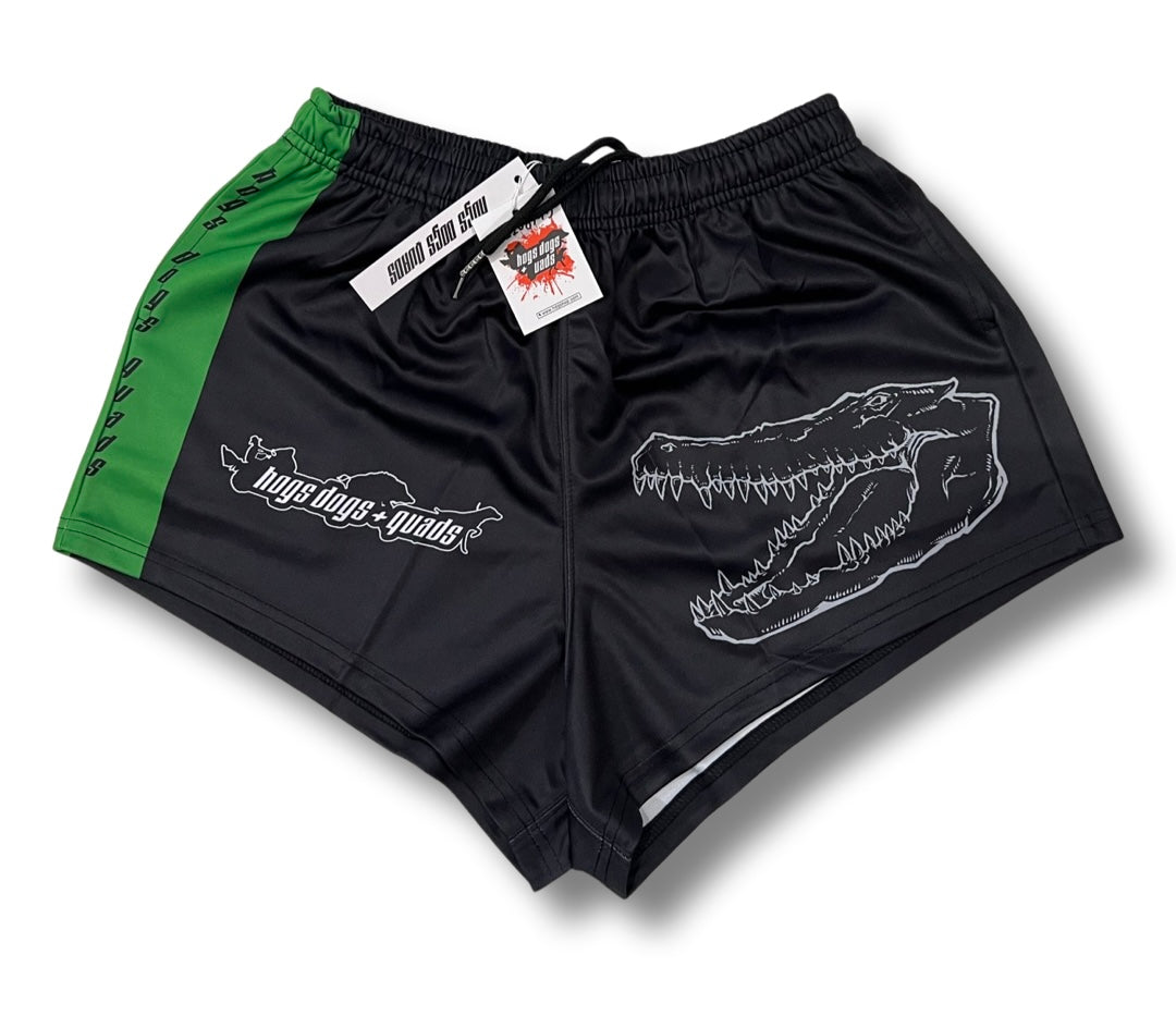 Croc Footy Shorts - WITH POCKETS - Hogs Dogs Quads Shop
