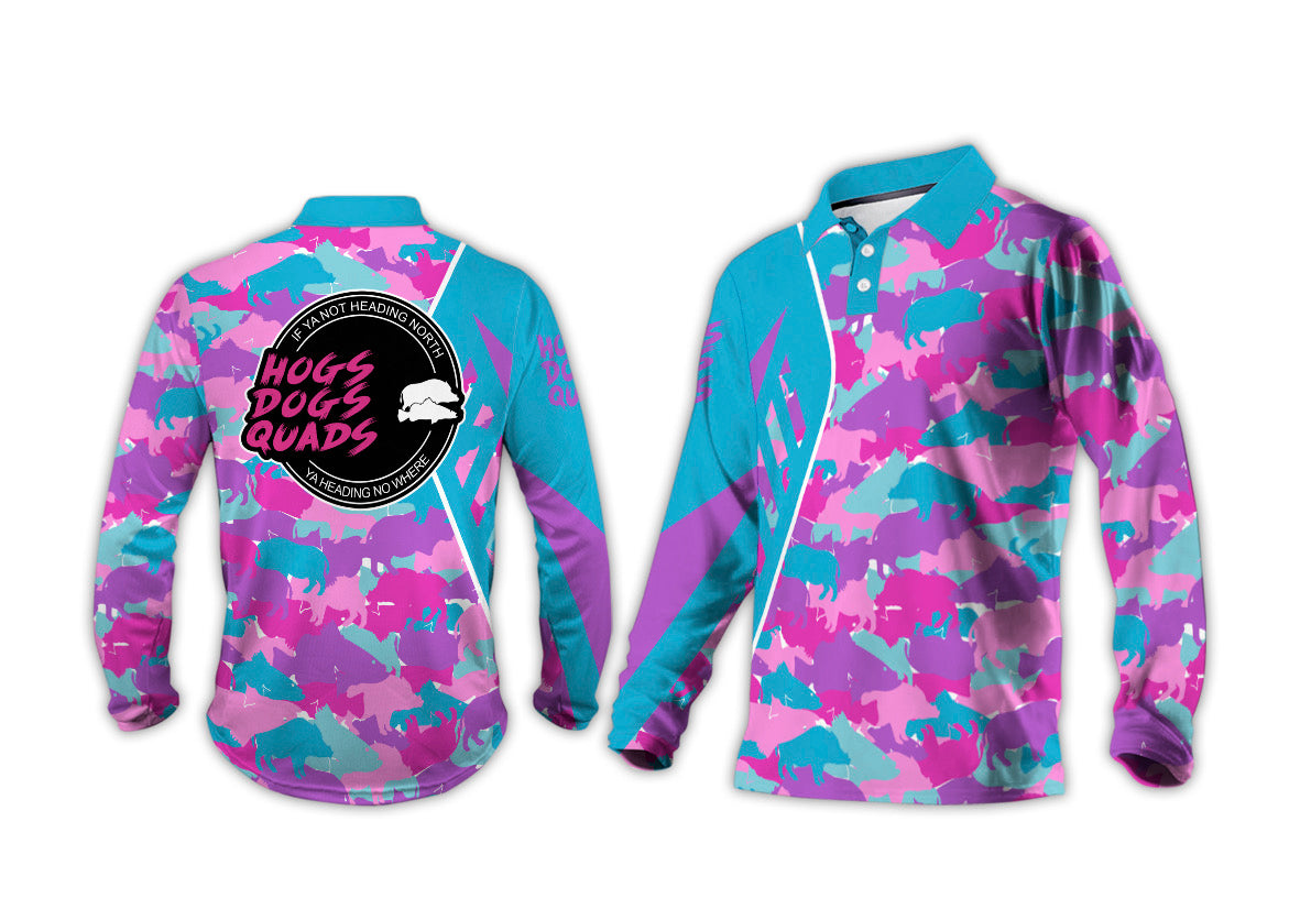 Boars & Barra Long Sleeve Shirt - Hogs Dogs Quads Shop