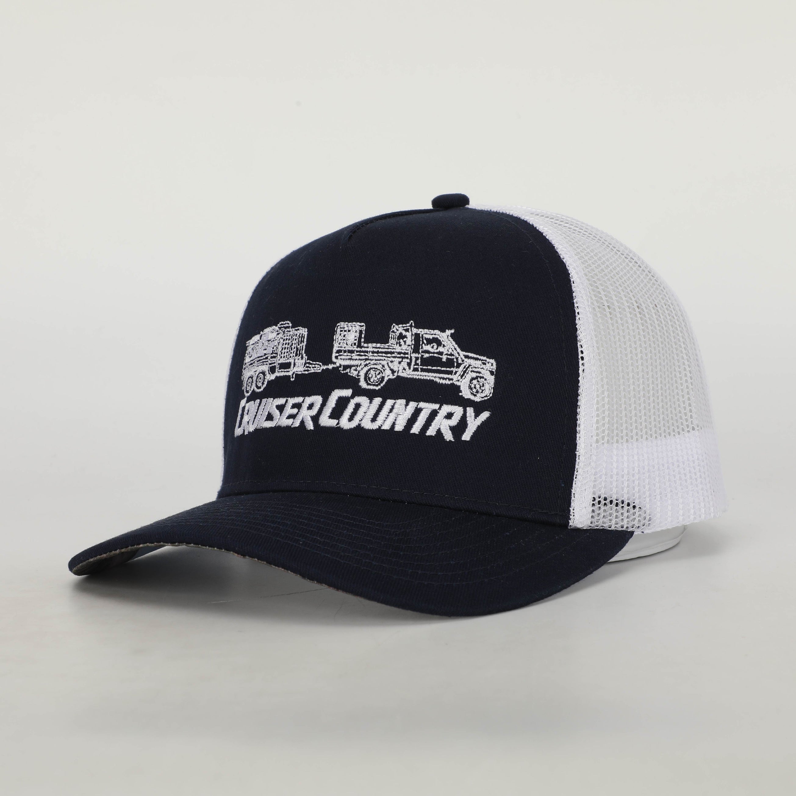 Cruiser Country - Truckers Hat NAVY - Hogs Dogs Quads Shop