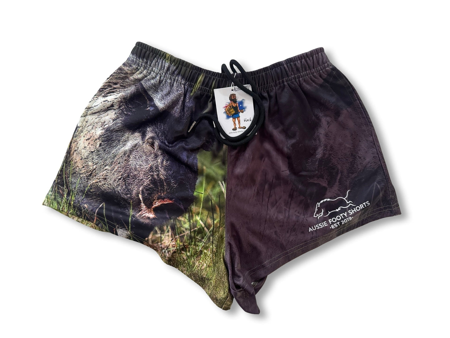 🔥NEW🔥 Pig Hunting Footy Shorts - with POCKETS! - Hogs Dogs Quads Shop