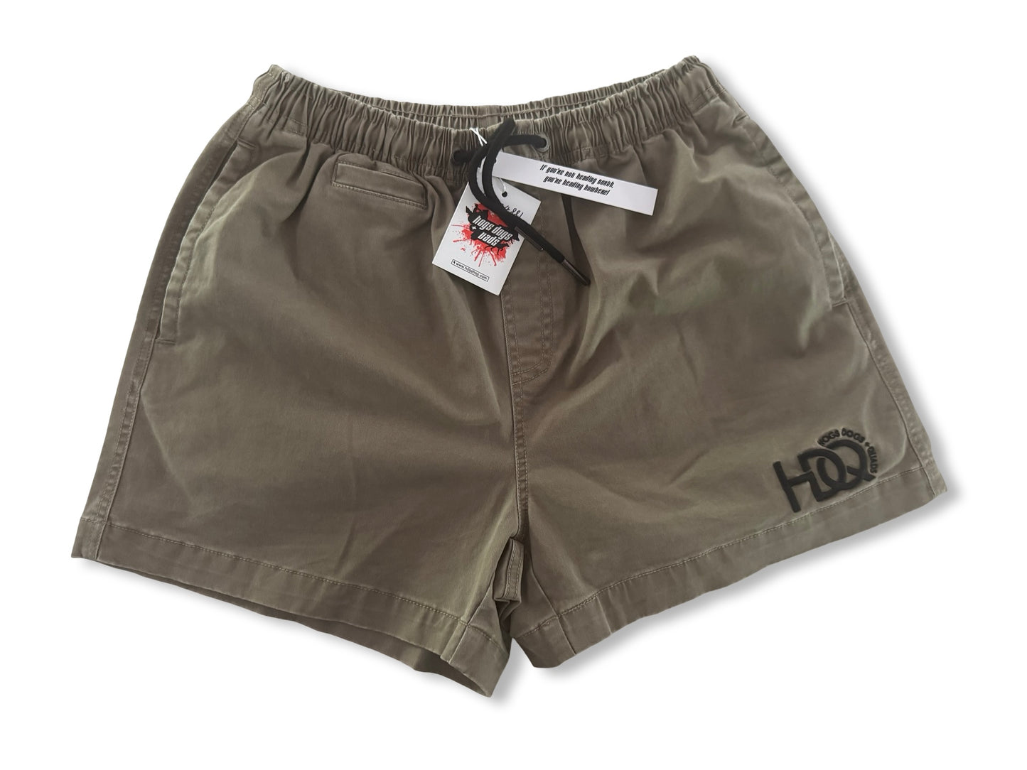 🔥NEW🔥 Tan Brown Ruggers Shorts - Mens - Hogs Dogs Quads Shop