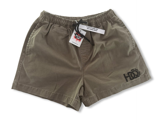 🔥NEW🔥 Tan Brown Ruggers Shorts - Mens - Hogs Dogs Quads Shop
