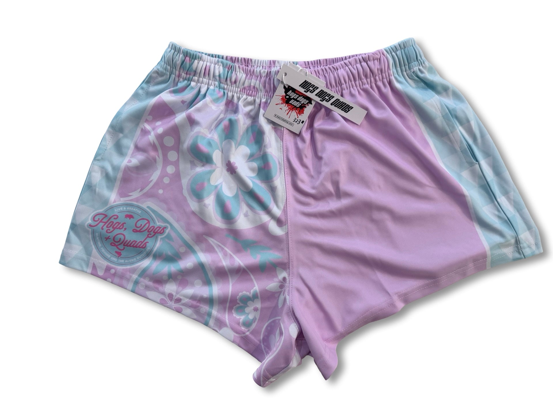 🔥NEW🔥 Floral Footy Shorts - with POCKETS!
