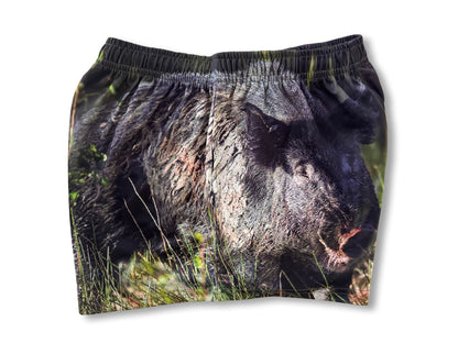 🔥NEW🔥 Pig Hunting Footy Shorts - with POCKETS! - Hogs Dogs Quads Shop