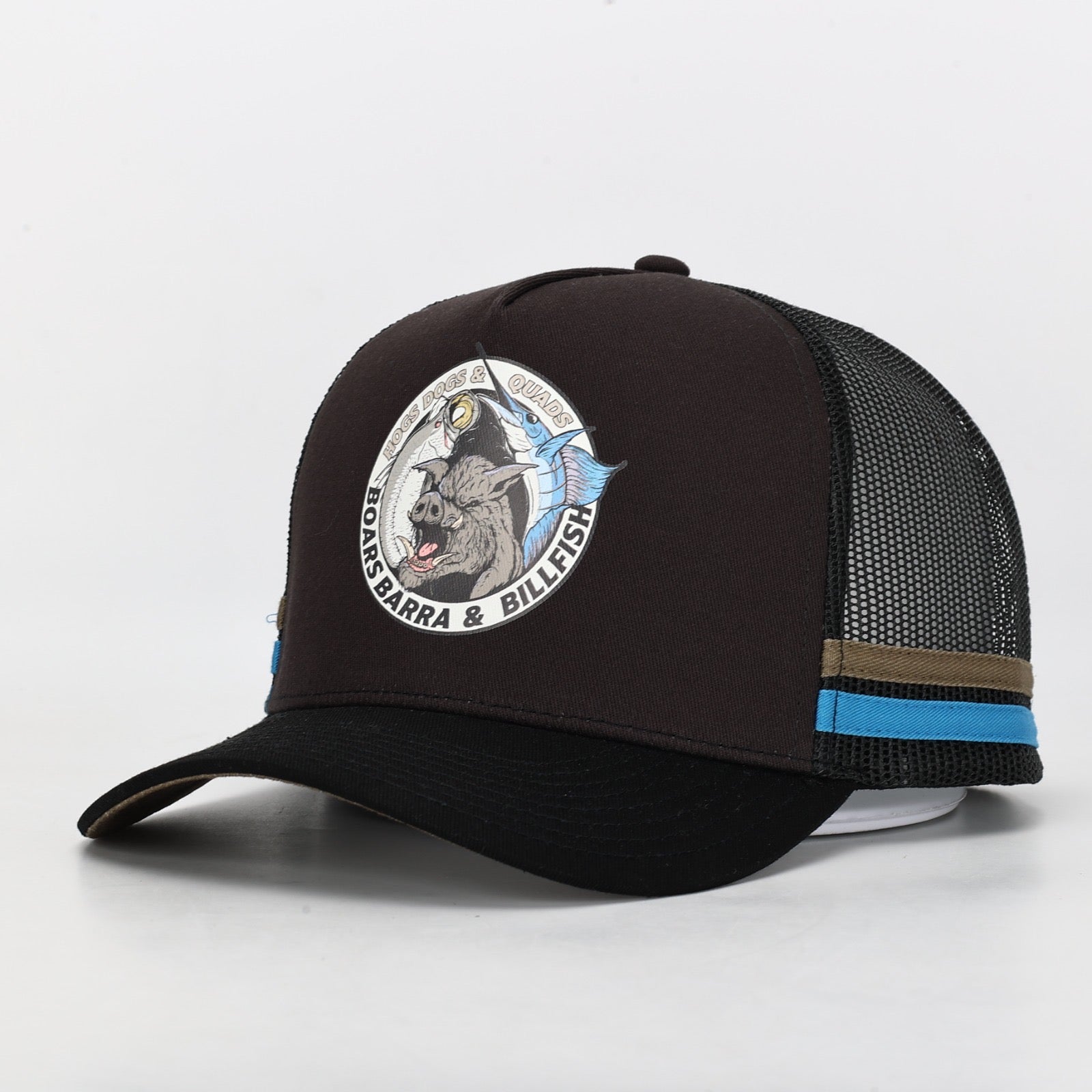 Truckers Hat- Boars, Barra, Billfish - Hogs Dogs Quads Shop