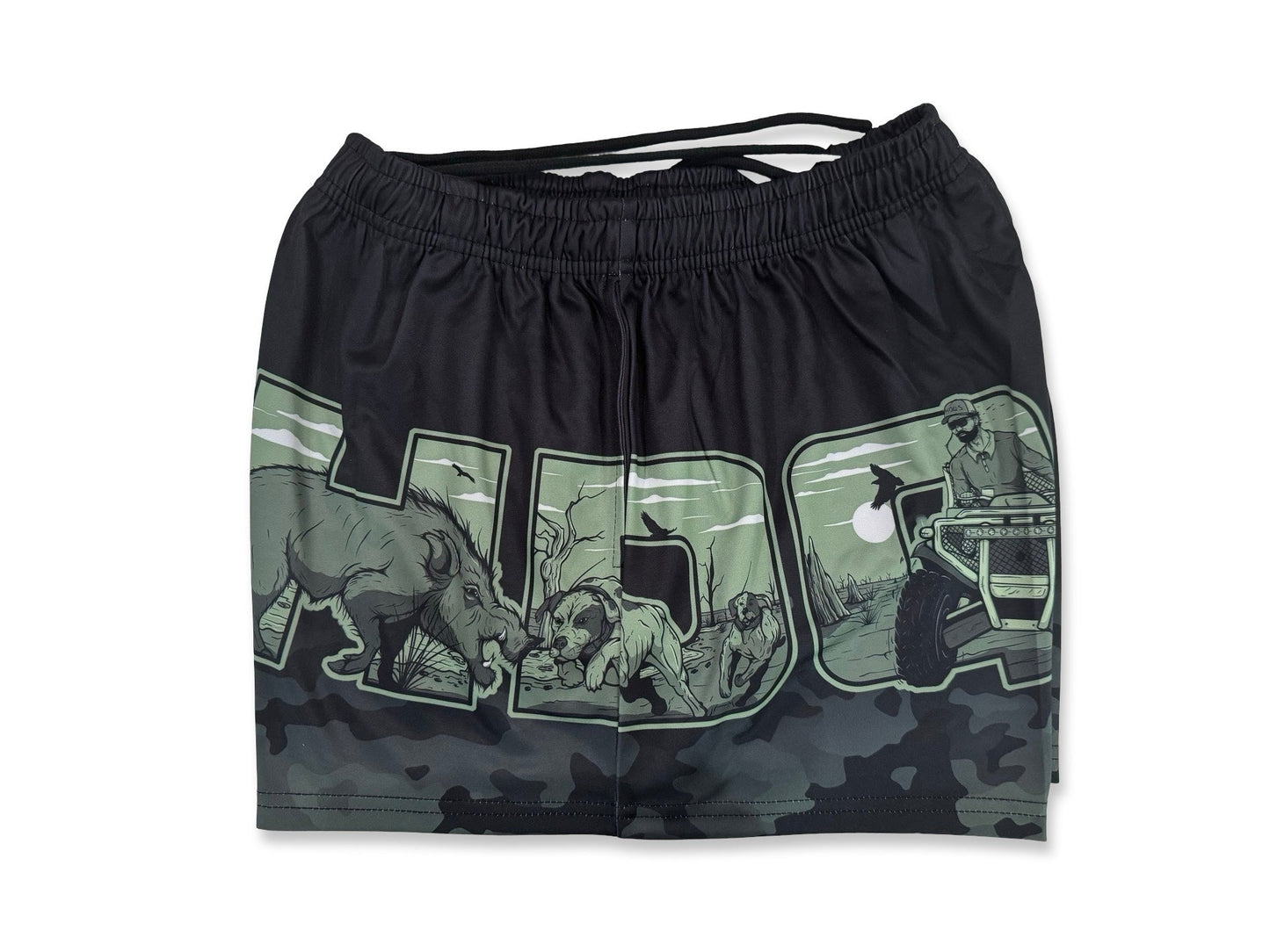 🔥NEW🔥 Footy Shorts - Black HDQ Camo