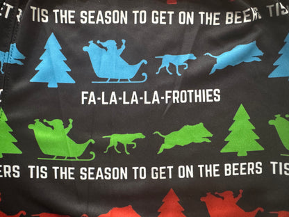 🔥NEW🔥 Rowdy Christmas Frothie Footy Shorts WITH POCKETS