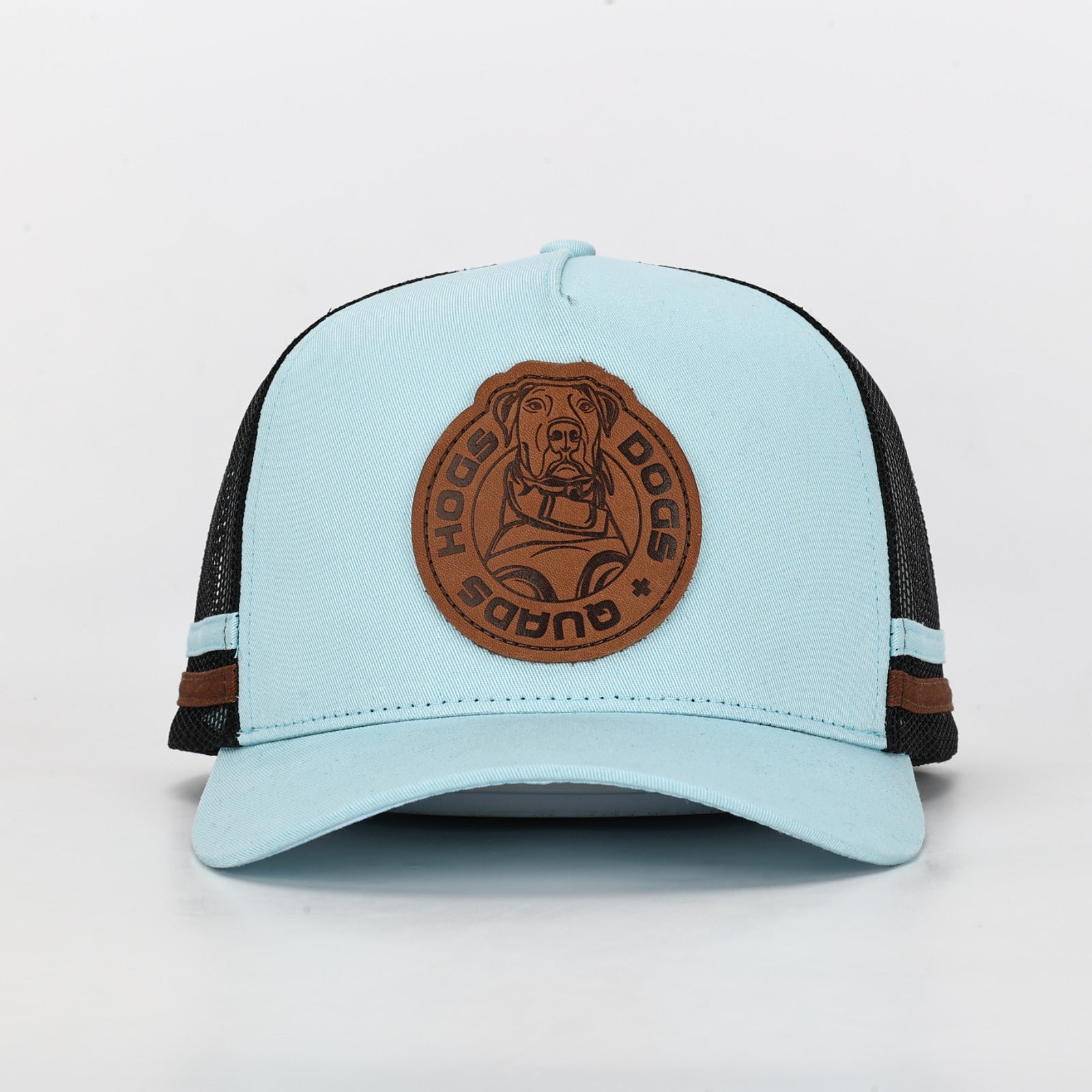 Truckers Hat- Pig Dog Baby Blue Ladies - Hogs Dogs Quads Shop