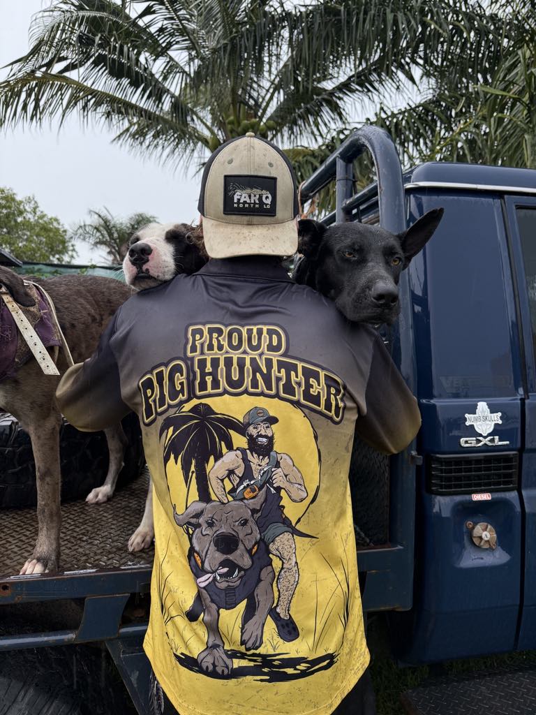 🔥NEW🔥 Long Sleeve Shirt - Proud Pig Hunter! - Hogs Dogs Quads Shop