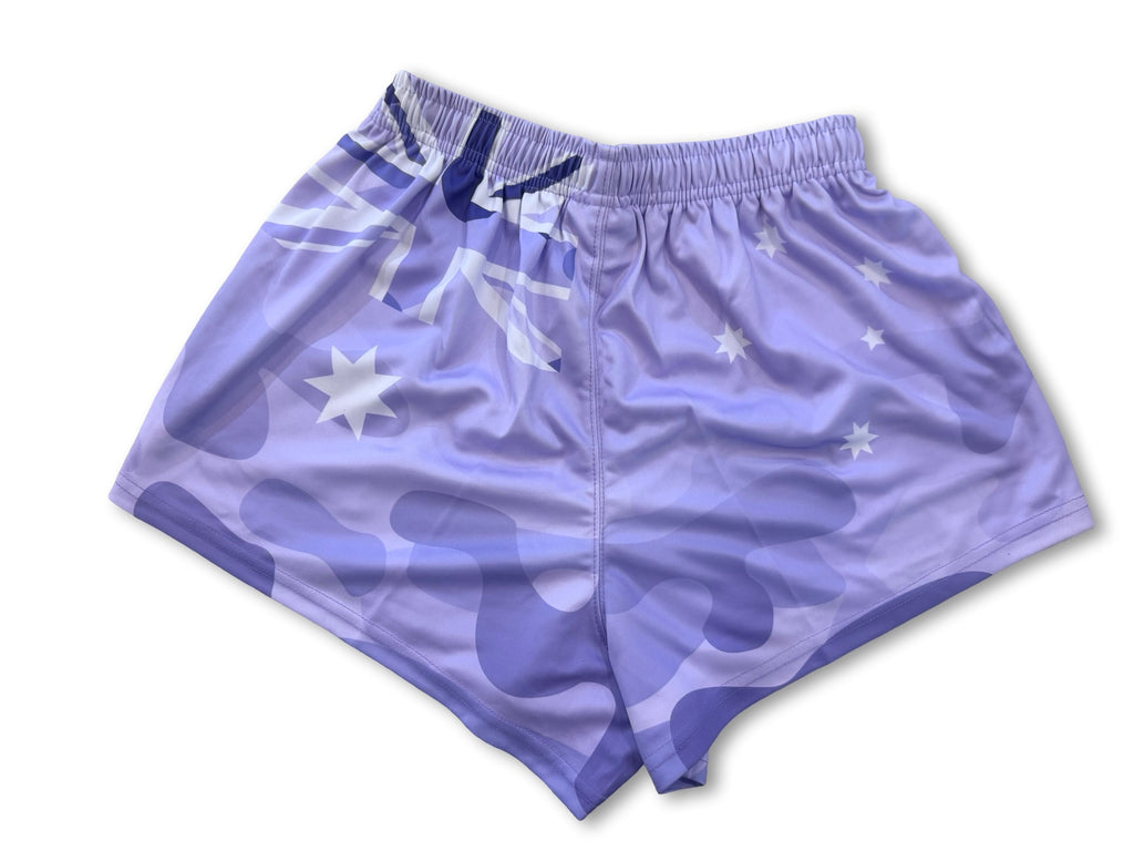 🔥NEW🔥 Light Purple Footy Shorts - with POCKETS! - Hogs Dogs Quads Shop