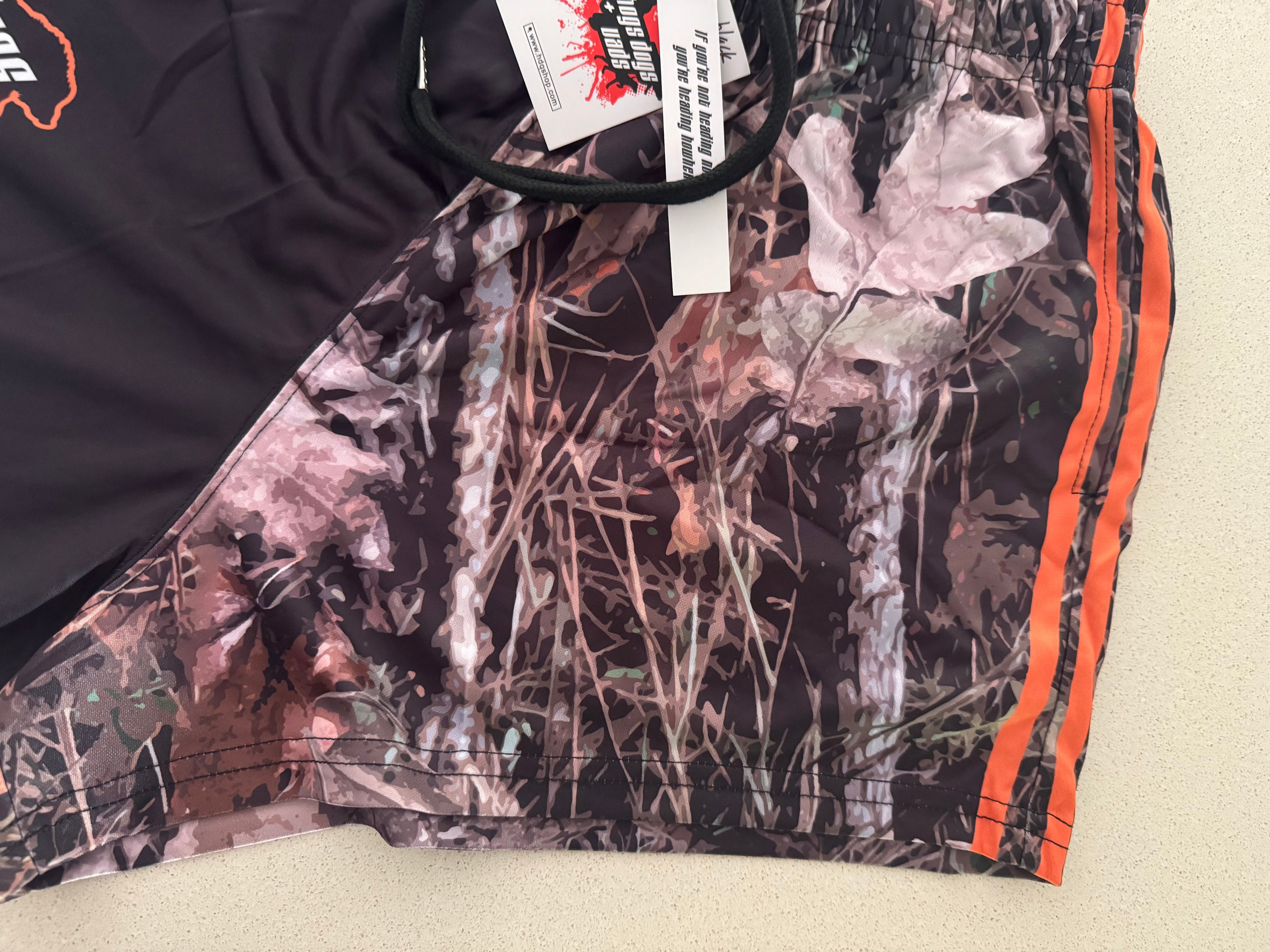 NEW Real Tree Camo Footy Shorts - WITH POCKETS - Hogs Dogs Quads Shop