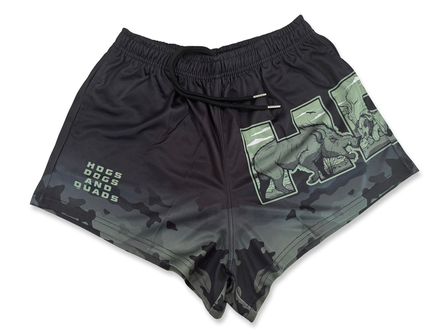 🔥NEW🔥 Footy Shorts - Black HDQ Camo