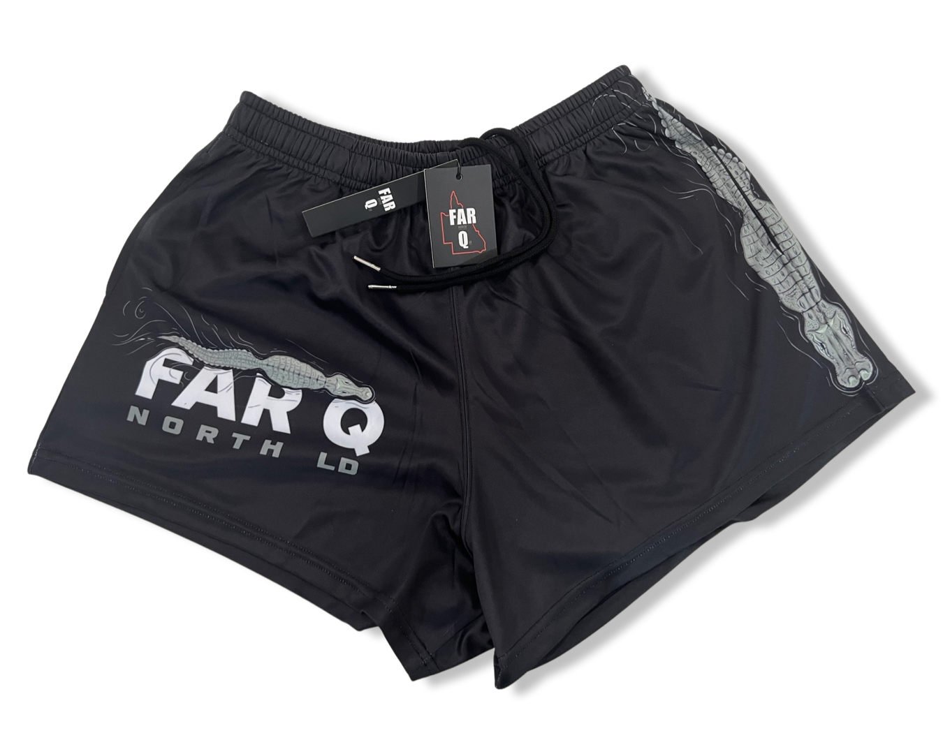 Footy Shorts - FNQ Crocodile - Hogs Dogs Quads Shop