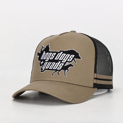 Truckers Hat- HDQ Sandy - Hogs Dogs Quads Shop