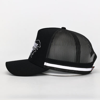 Truckers Hat- HDQ Black - Hogs Dogs Quads Shop