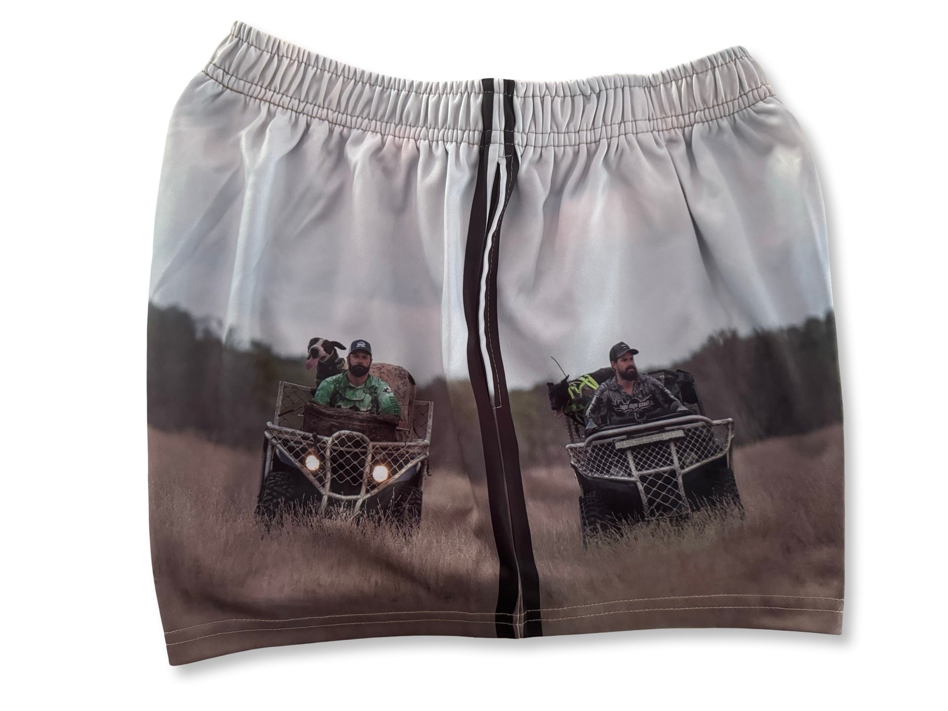🔥NEW🔥 Quad Photo Footy Shorts - WITH POCKETS - Hogs Dogs Quads Shop