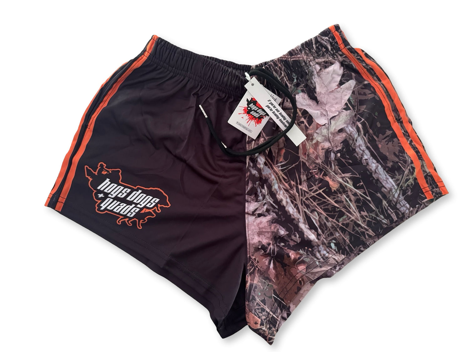 NEW Real Tree Camo Footy Shorts - WITH POCKETS - Hogs Dogs Quads Shop
