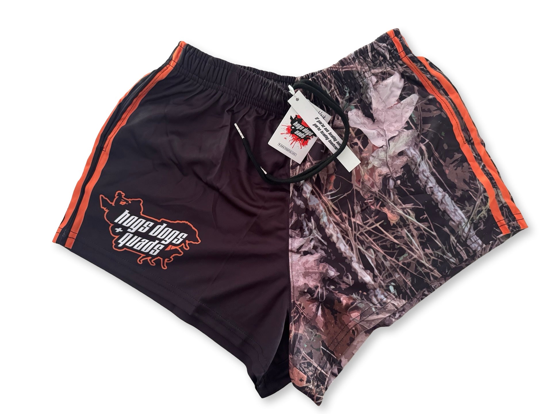 NEW Real Tree Camo Footy Shorts - WITH POCKETS - Hogs Dogs Quads Shop
