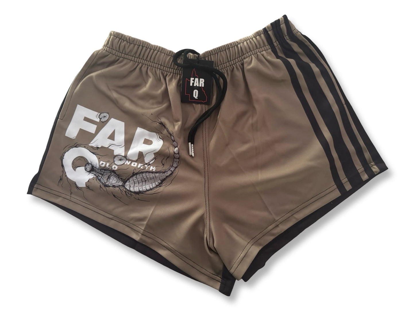 🔥NEW🔥 Footy Shorts - FarQ Croc Bite - Hogs Dogs Quads Shop