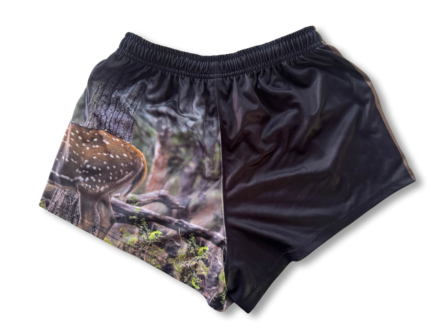 🔥NEW🔥 Chital Deer Footy Shorts - with POCKETS! - Hogs Dogs Quads Shop