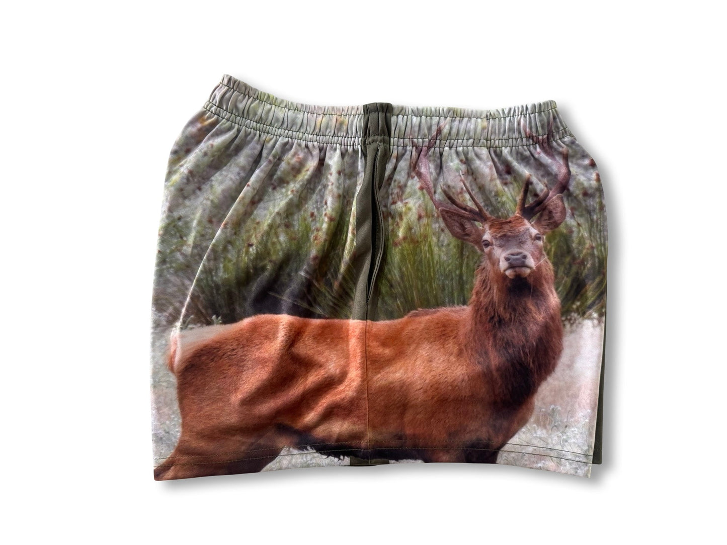 🔥NEW🔥 Red Deer Footy Shorts - with POCKETS - Hogs Dogs Quads Shop