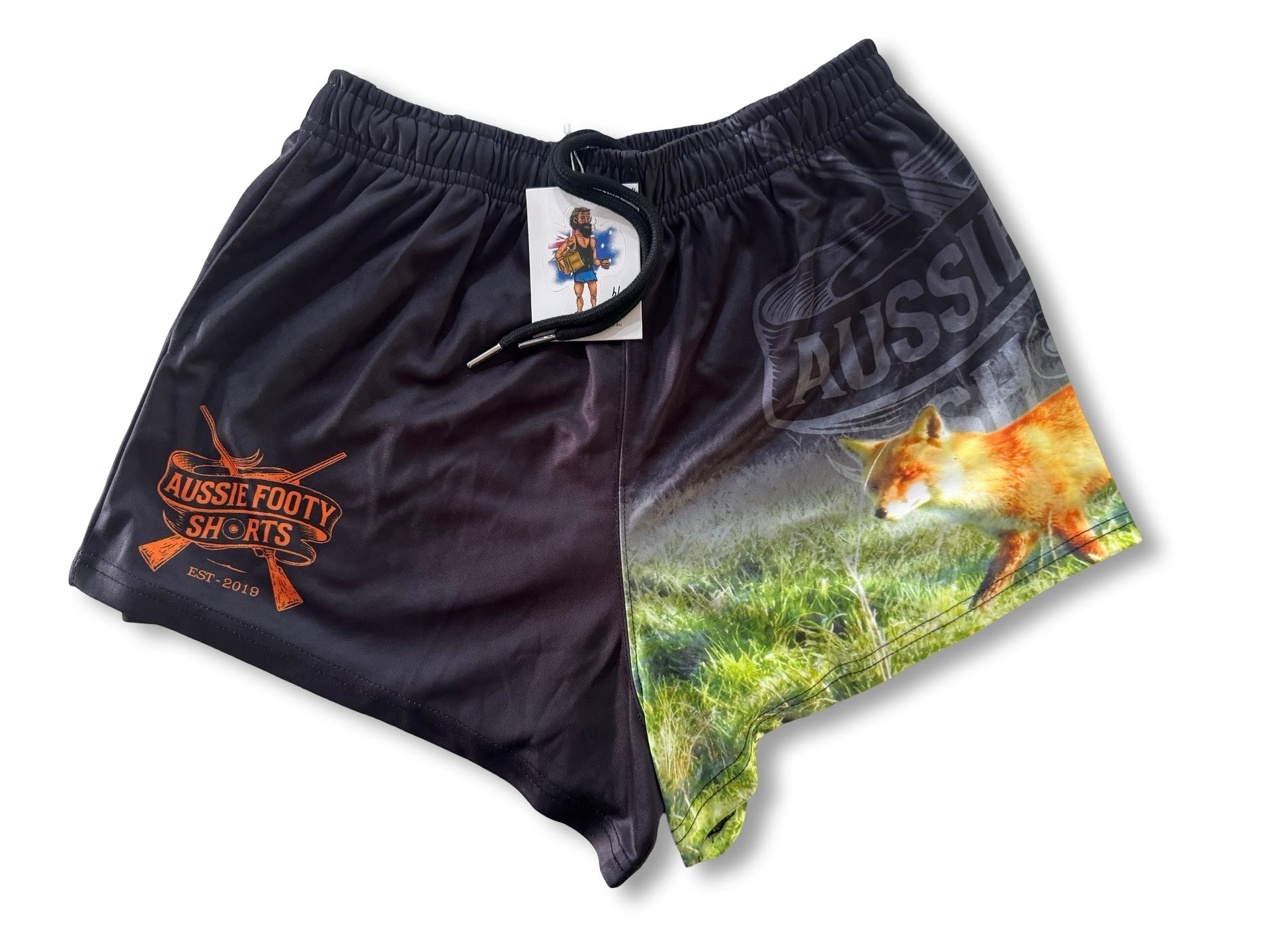🔥NEW🔥 Fox Hunting Footy Shorts - with POCKETS! - Hogs Dogs Quads Shop
